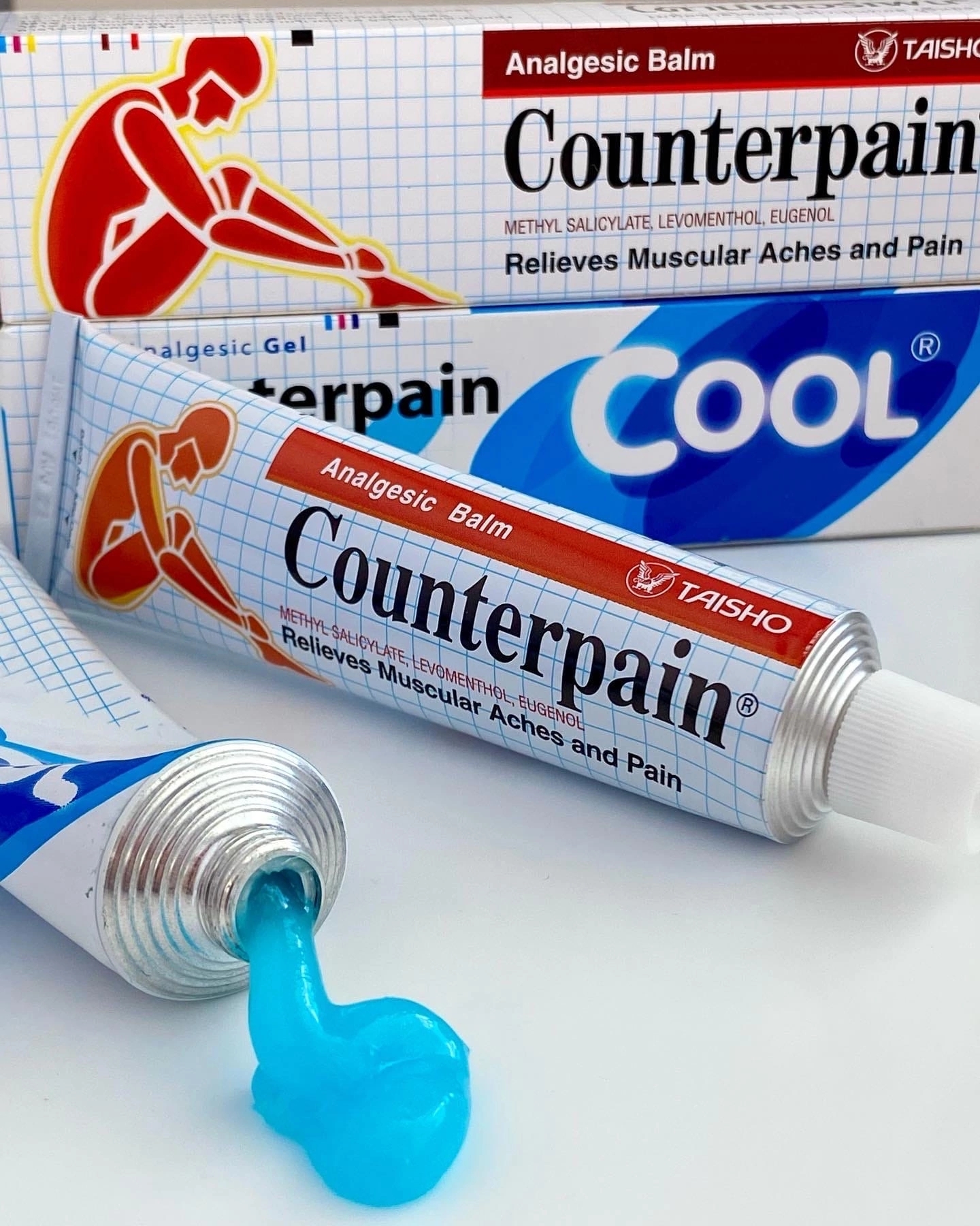 Охлаждающий гель анальгетик из Тайланда Counterpain COOL Analgesic Gel 120 мл.