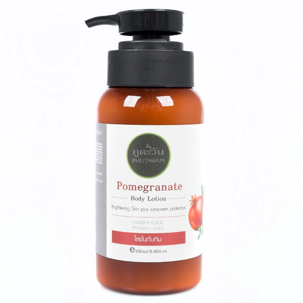 Тайский антивозрастной и осветляющий лосьон для тела Гранат Phutawan Body Lotion Pomegranate 250 мл.